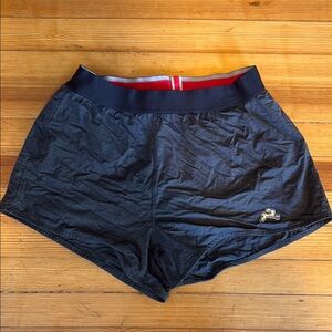 Tracksmith Black Athletic Shorts Moisture-Wicking Lightweight